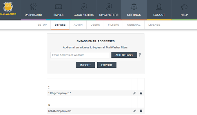 bypass email