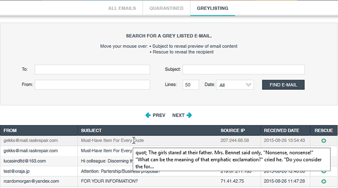 grey-listing