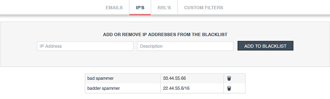 ip blacklist