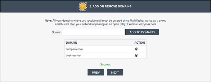 domains